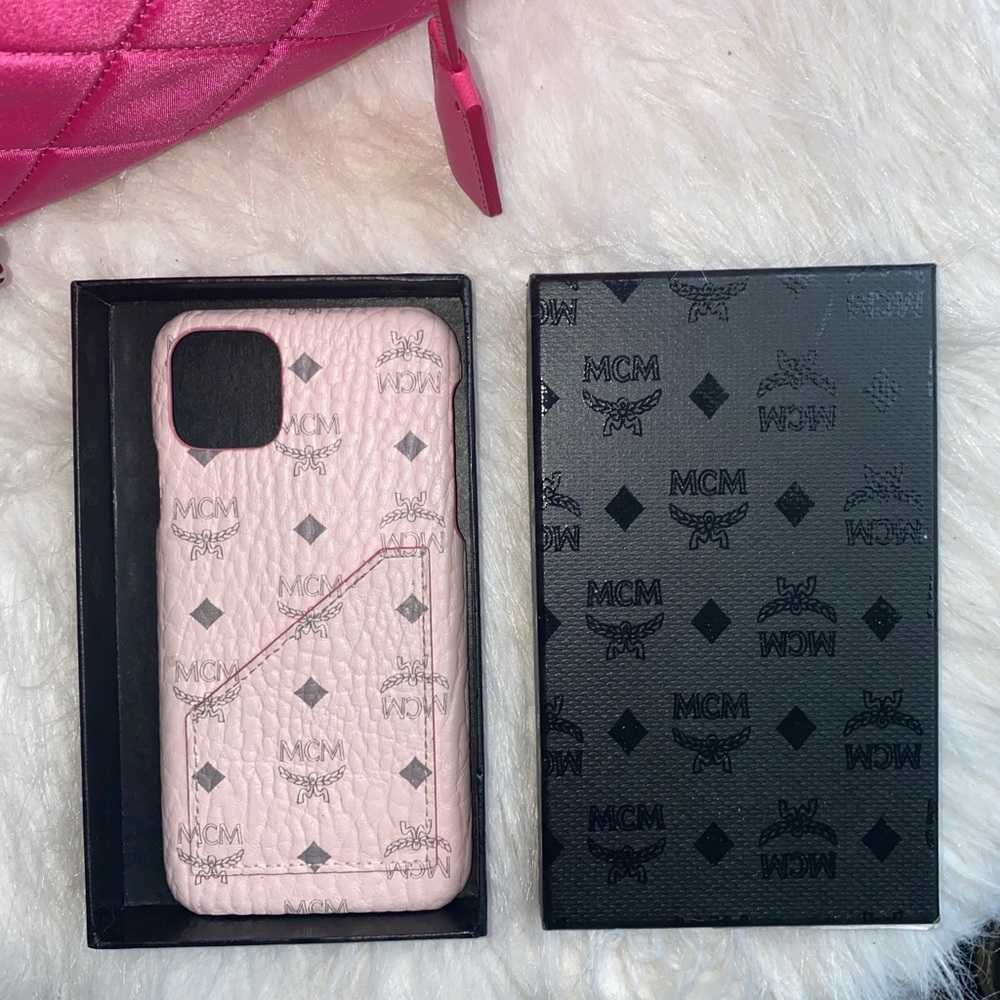 Pink MCM phone case